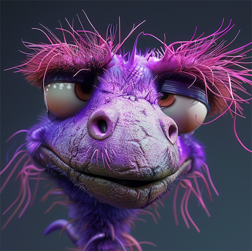 Green spotted monster